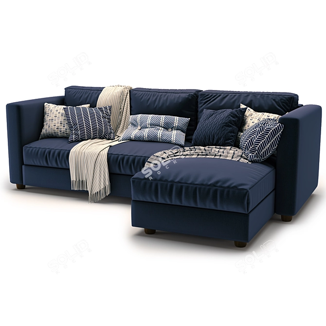 Title: Finnala Contemporary Modular Sofa 3D model image 5