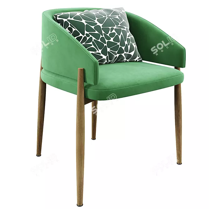 Modern Frank Chair: High-Quality Design 3D model image 3