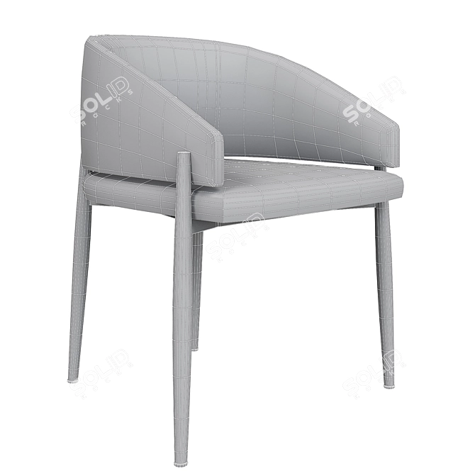 Modern Frank Chair: High-Quality Design 3D model image 7