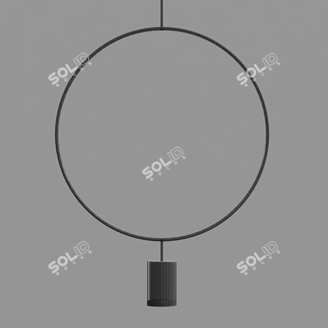HANNIKEN 2013: Stylish Centimeter-Sized Ø 29,5 × 47 cm Lamp 3D model image 2