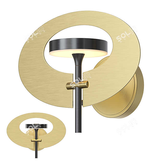 Ingara Wall: Modern LED Wall Lamp 3D model image 1