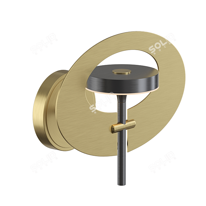 Ingara Wall: Modern LED Wall Lamp 3D model image 2