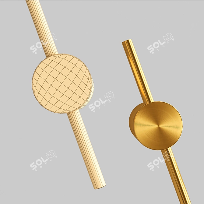 Kemma Wall: Contemporary Wall Lamp 3D model image 3