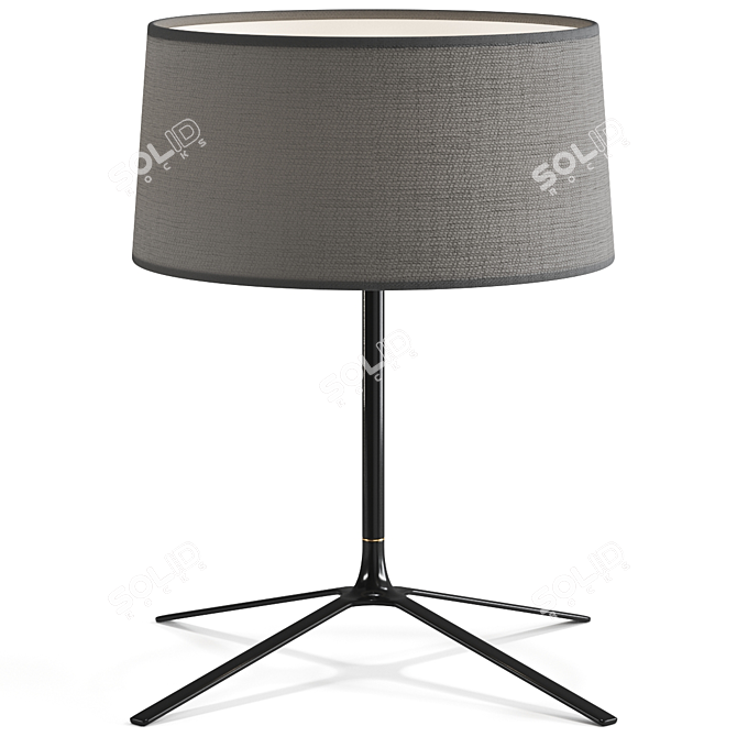 Elegant Hall Table Lamp 3D model image 2