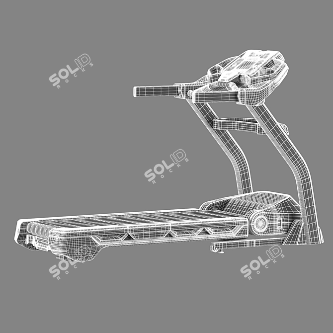 Bowflex BXT226 Treadmill: High-performance Fitness Equipment 3D model image 5