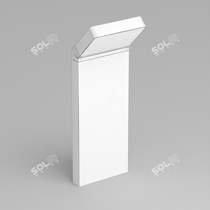 Title: Elegant Outdoor LED Luminaire 3D model image 2