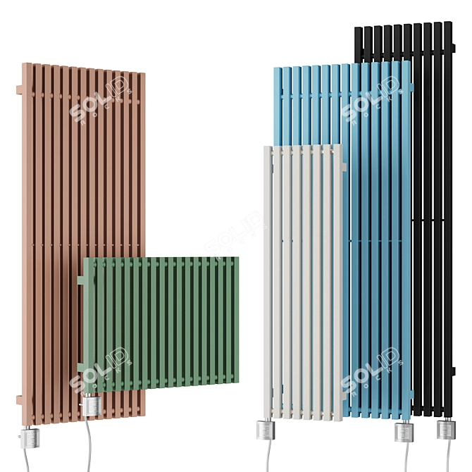 Triga Terma | Electric Radiator - Maximizing Space and Functionality 3D model image 2