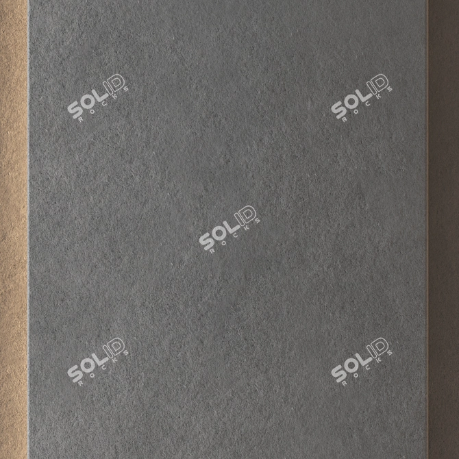 Seamless Concrete Tile: High-Resolution VRay & Corona Material 3D model image 2