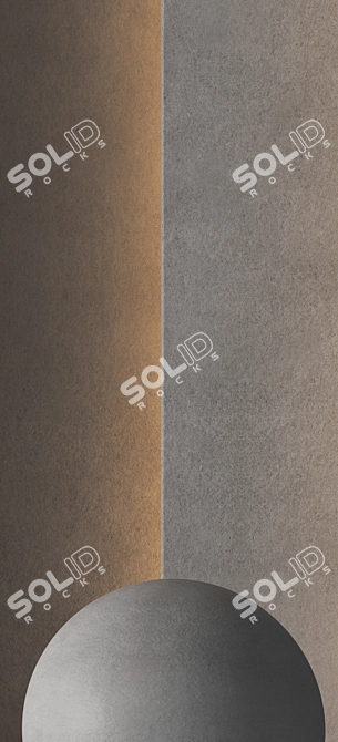 Seamless Concrete Tile: High-Resolution VRay & Corona Material 3D model image 4