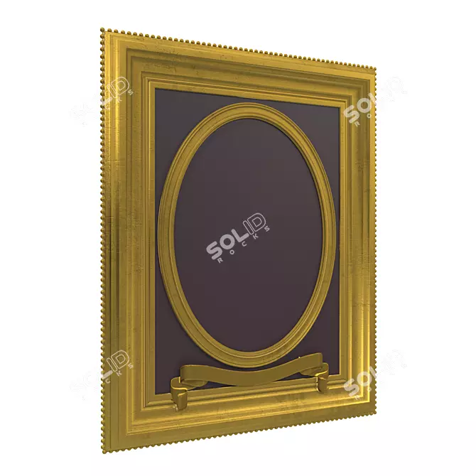 Classic Picture Frame 3D model image 1