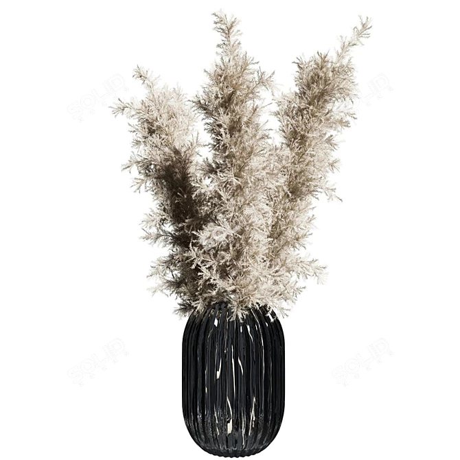 Optimal Pampas Decor Plant 3D model image 1