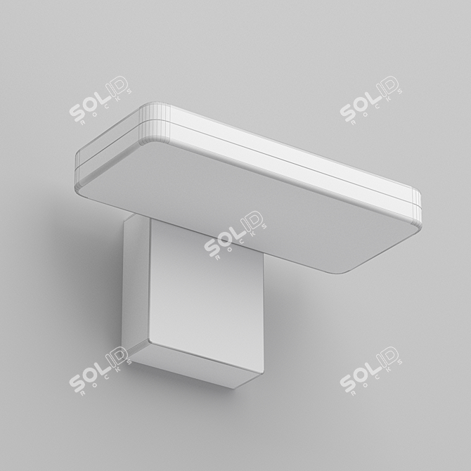 Title: Elegant Wall Luminaire for Architectural Lighting 3D model image 3