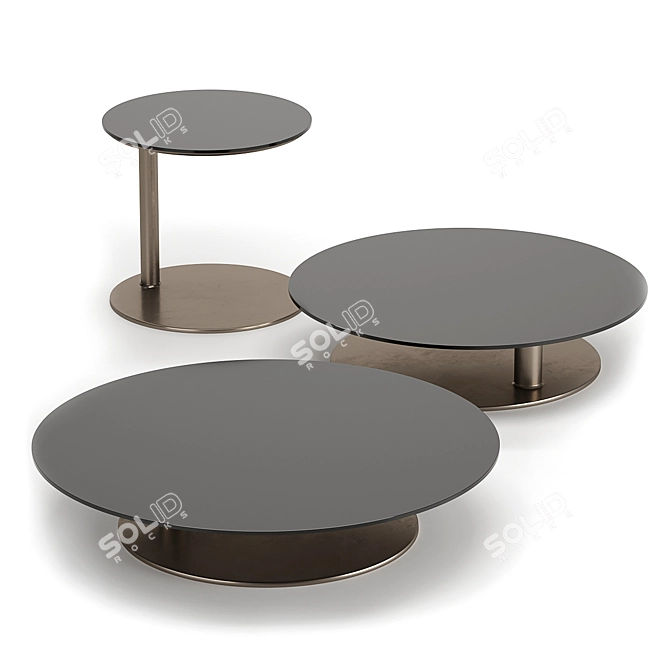 Desiree KARA Coffee Table Set 3D model image 3