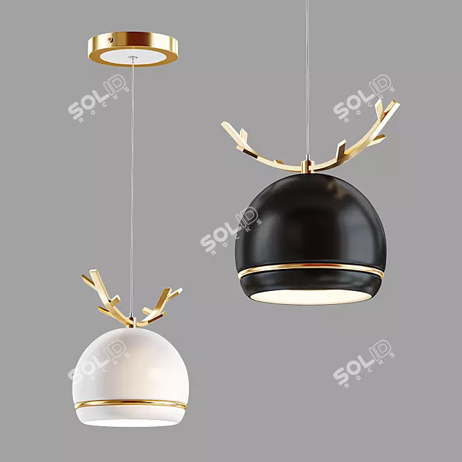 WENDY: Sleek Design Lamp 3D model image 2