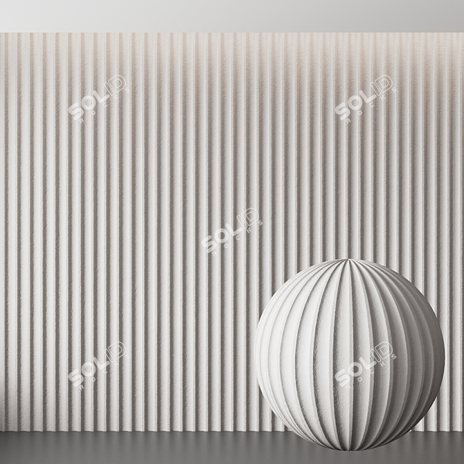 Title: Seamless Wall Material Kit 3D model image 3