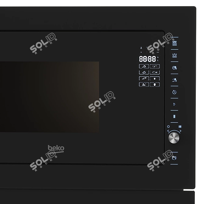 Beko Oven & Microwave Combo: MGB25333BG BIM24400ZGCS 3D model image 3