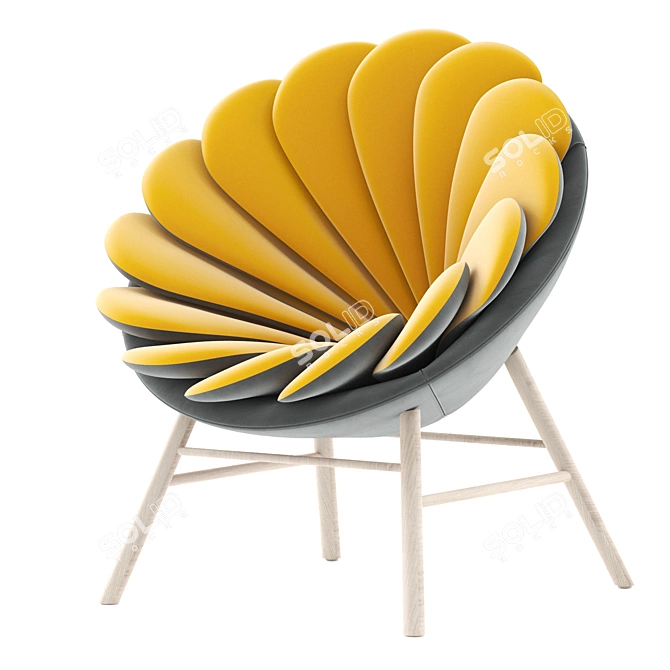 Quetzal: Unique Armchair Design 3D model image 3