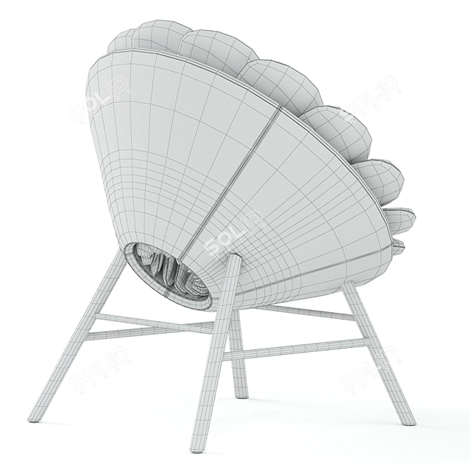 Quetzal: Unique Armchair Design 3D model image 6