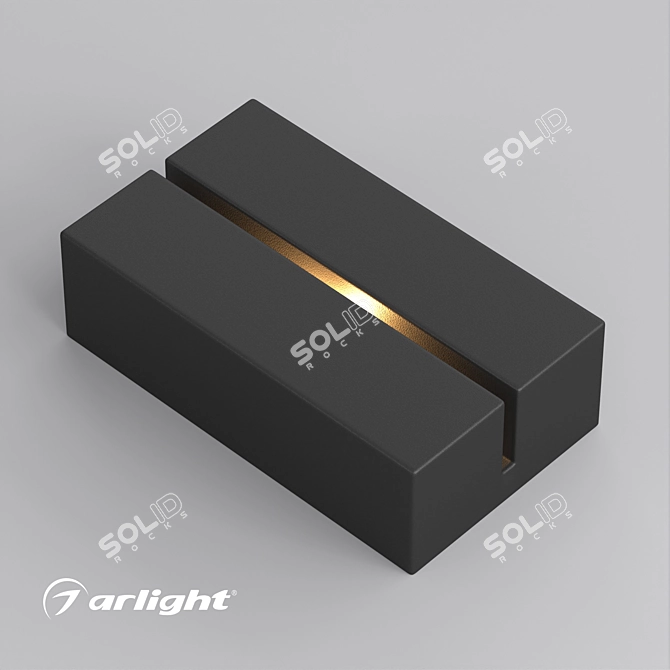 Title: LGD-STRIPE-3W Accent Luminaire 3D model image 1