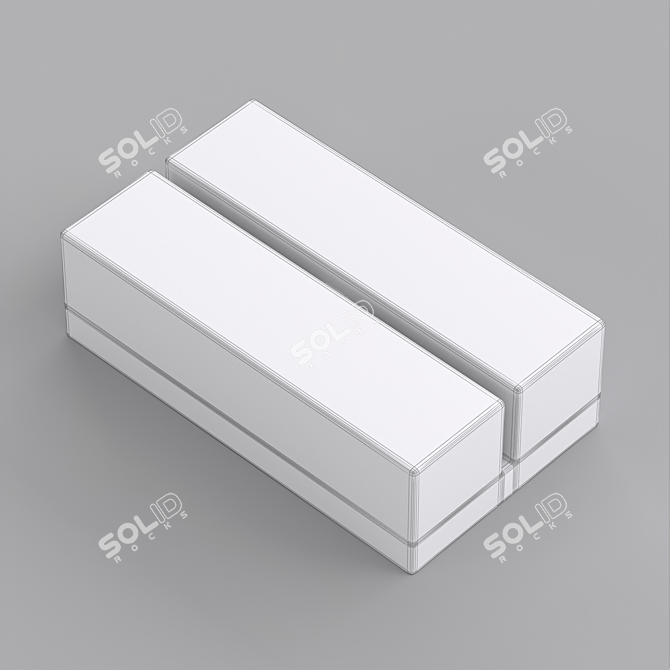 Title: LGD-STRIPE-3W Accent Luminaire 3D model image 2