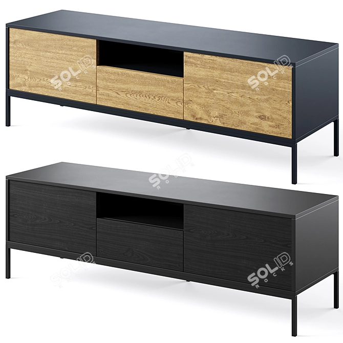 Modern TV Unit Seaford by Actona 3D model image 1