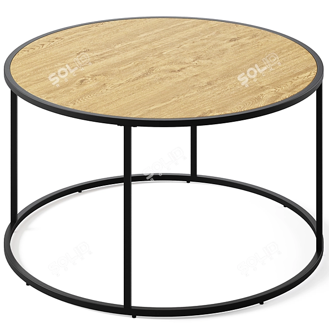 Seaford Round Coffee Table 3D model image 2