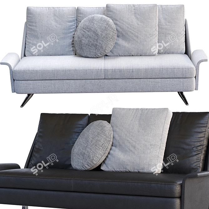 Modern Luxury Sofa by Minotti 3D model image 2