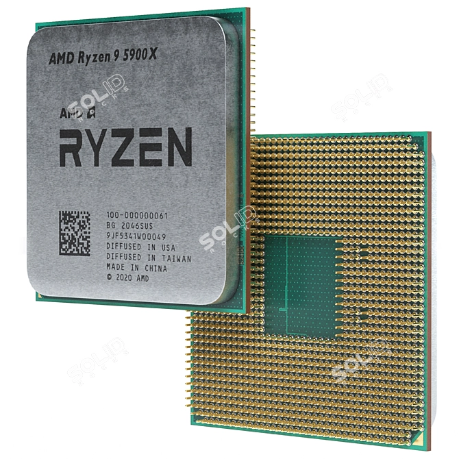 Elite Performance with AMD Ryzen 5000 Series 3D model image 3