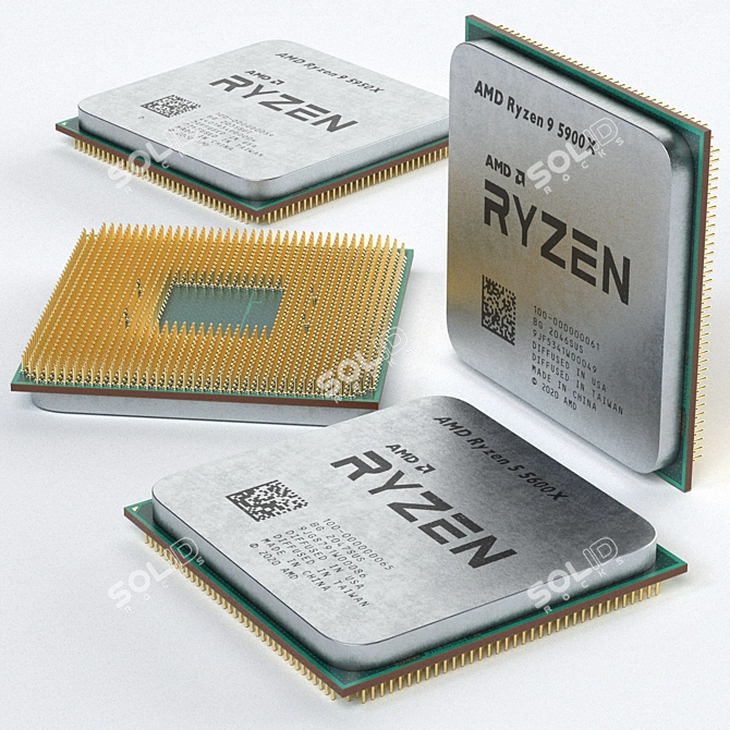 Elite Performance with AMD Ryzen 5000 Series 3D model image 4