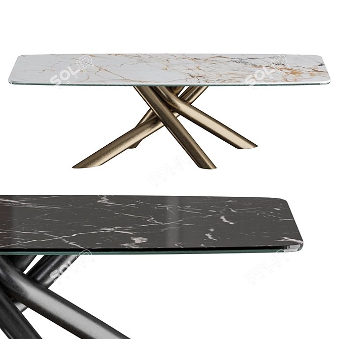 Tonin Casa STYLE | Ceramic Table 3D model image 1