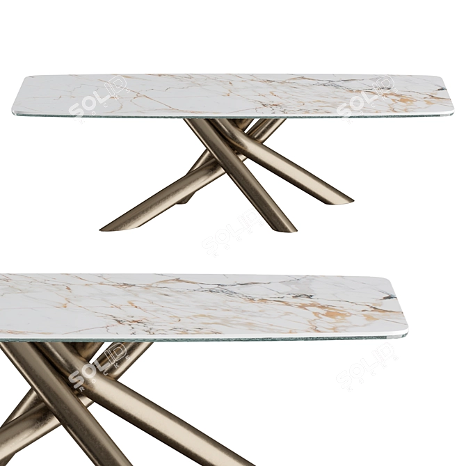 Tonin Casa STYLE | Ceramic Table 3D model image 2