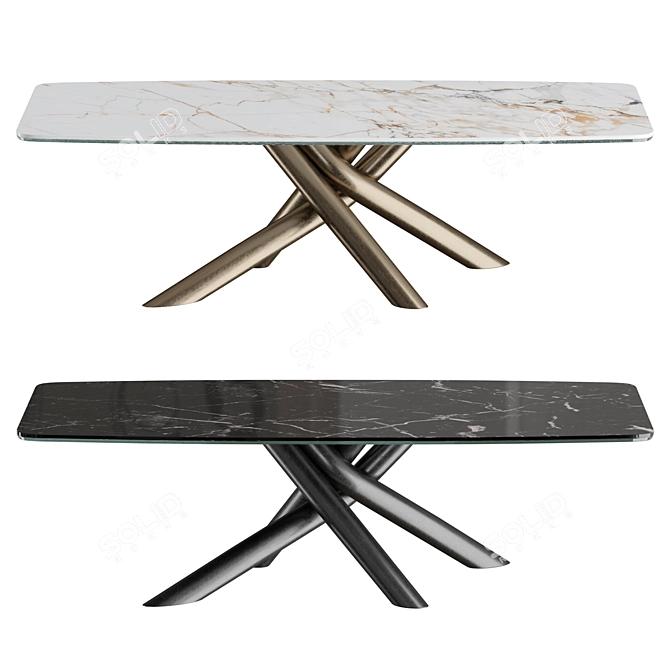 Tonin Casa STYLE | Ceramic Table 3D model image 3