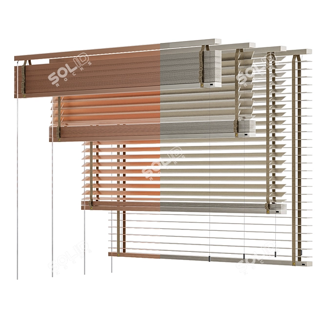 Versatile METAL Blind 1500mm 3D model image 4