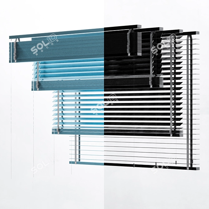 Versatile METAL Blind 1500mm 3D model image 5