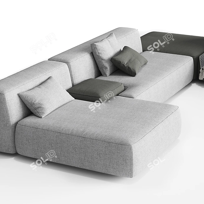 LEMA Cloud Sectional Sofa 3D model image 2