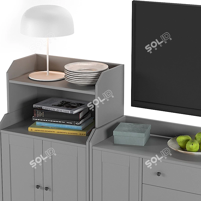 Versatile Storage Solution: IKEA Hauga 3D model image 6