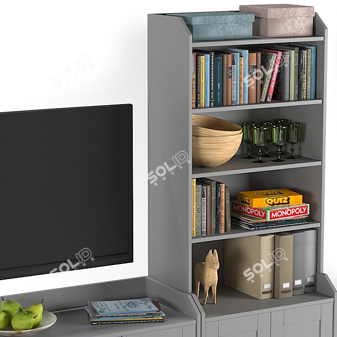 Versatile Storage Solution: IKEA Hauga 3D model image 7