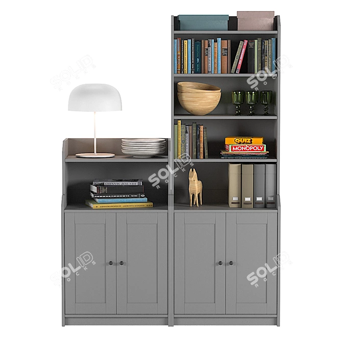 Versatile Storage Solution: IKEA Hauga 3D model image 10