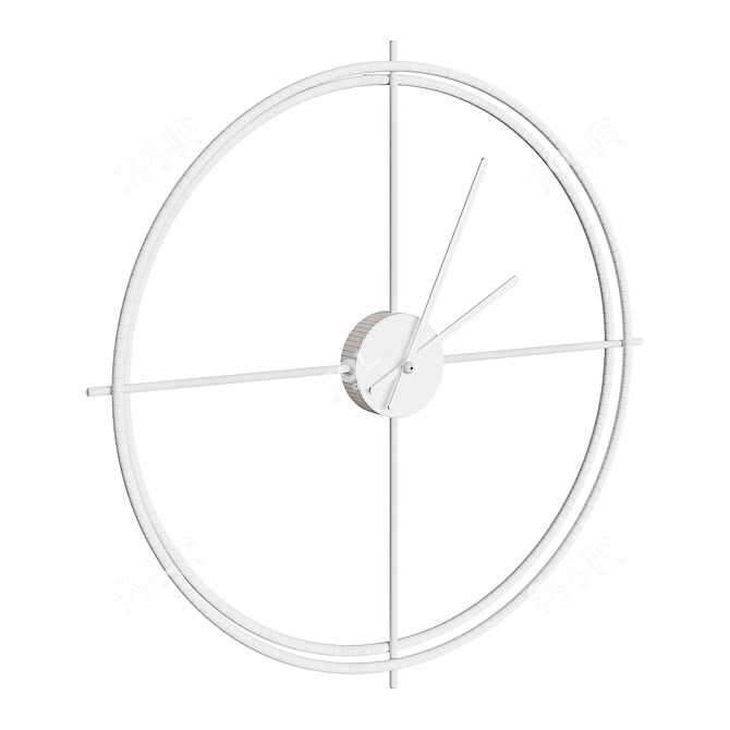  Metro Lane Ashcraft Wall Clock - 50 cm 3D model image 3