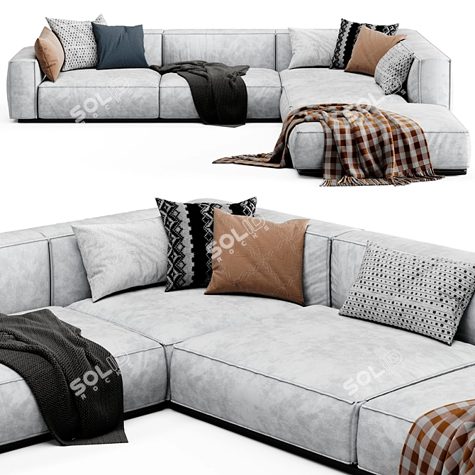 Modern Arflex Sofa | 2015 Design 3D model image 3