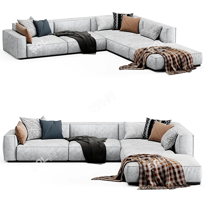 Modern Arflex Sofa | 2015 Design 3D model image 5