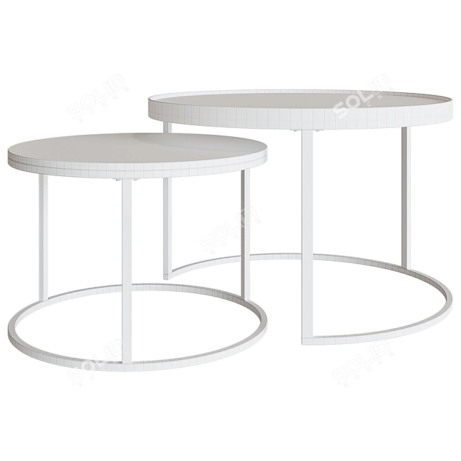 Pamela Coffee Table: Stylish and Functional 3D model image 3