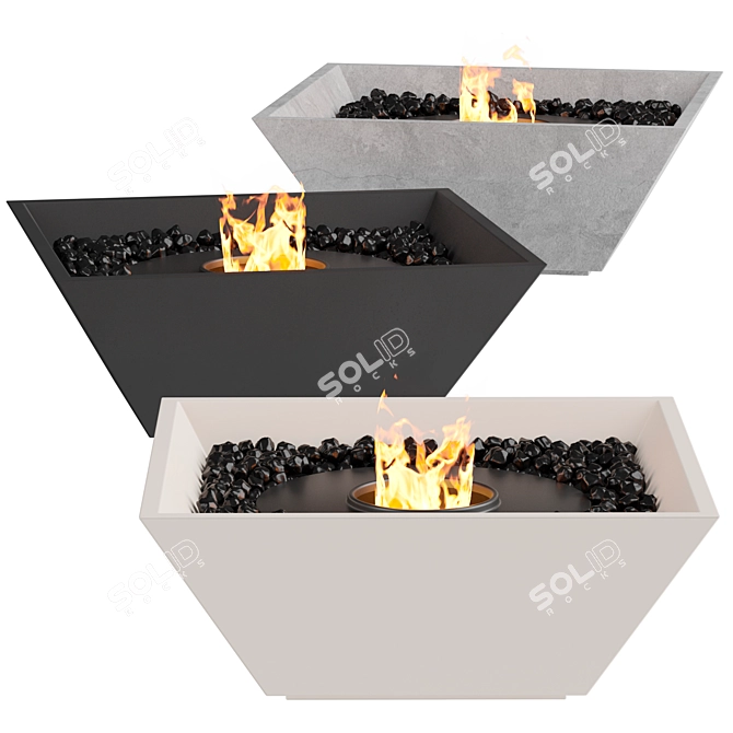 EcoFire | Multi-Functional Fire Table 3D model image 1