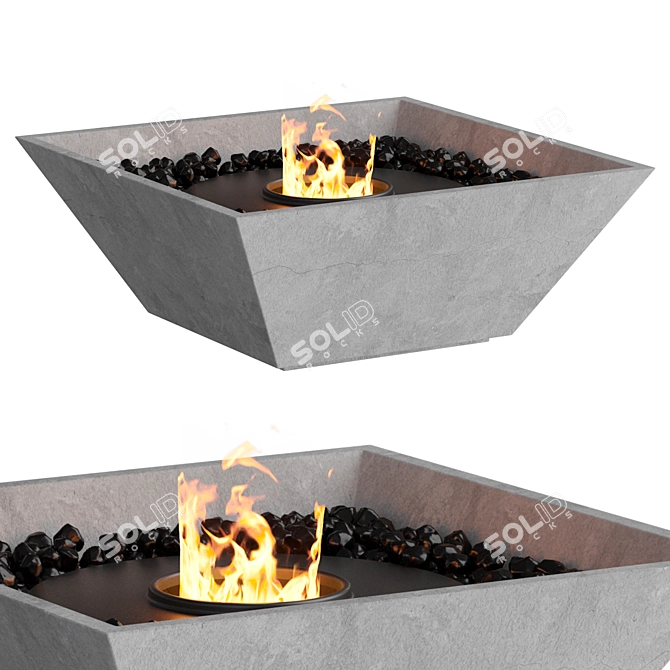 EcoFire | Multi-Functional Fire Table 3D model image 2