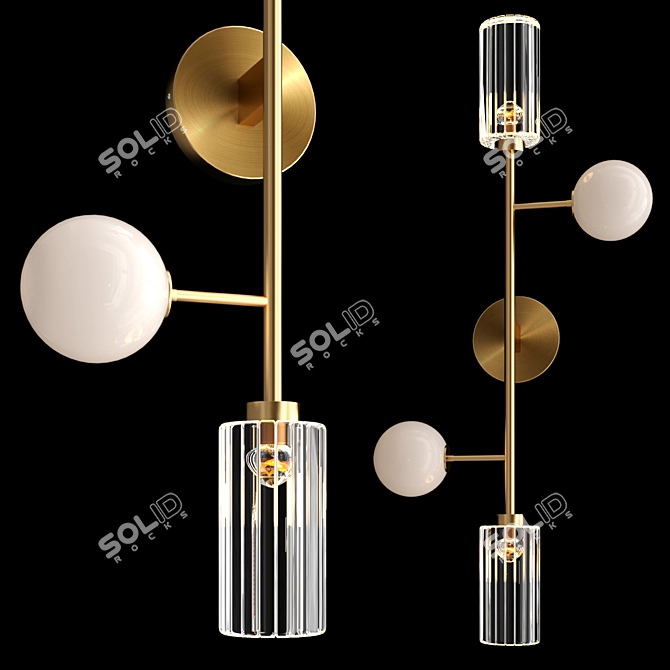 OTTON Modern Design Lamp - Ø 35 × 80 cm 3D model image 1