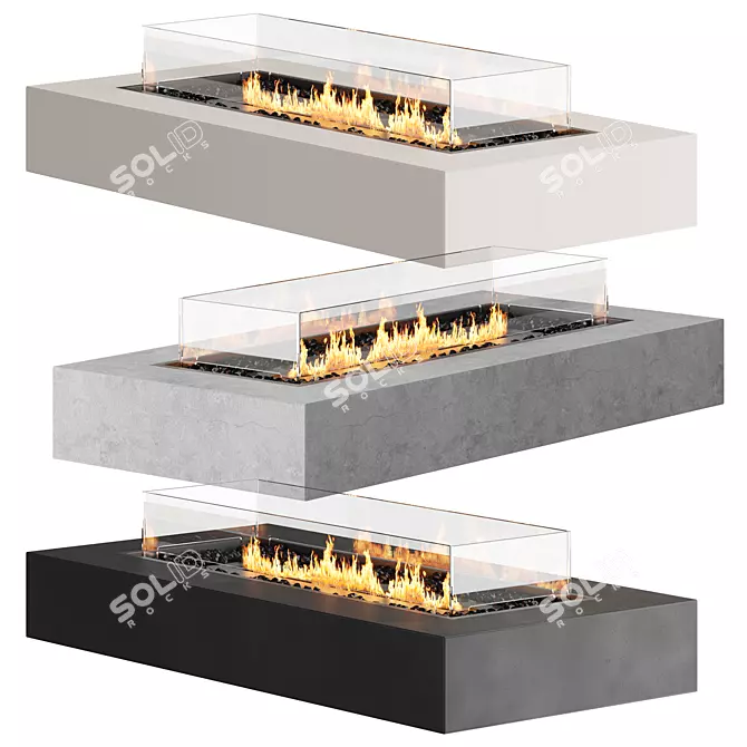 EcoSmart Fire | Firepit Coffee Table 3D model image 1