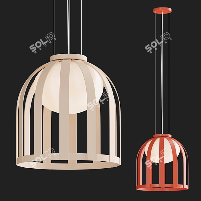 Estiluz BOLS | Adjustable Outdoor Hanging Lamp 3D model image 4