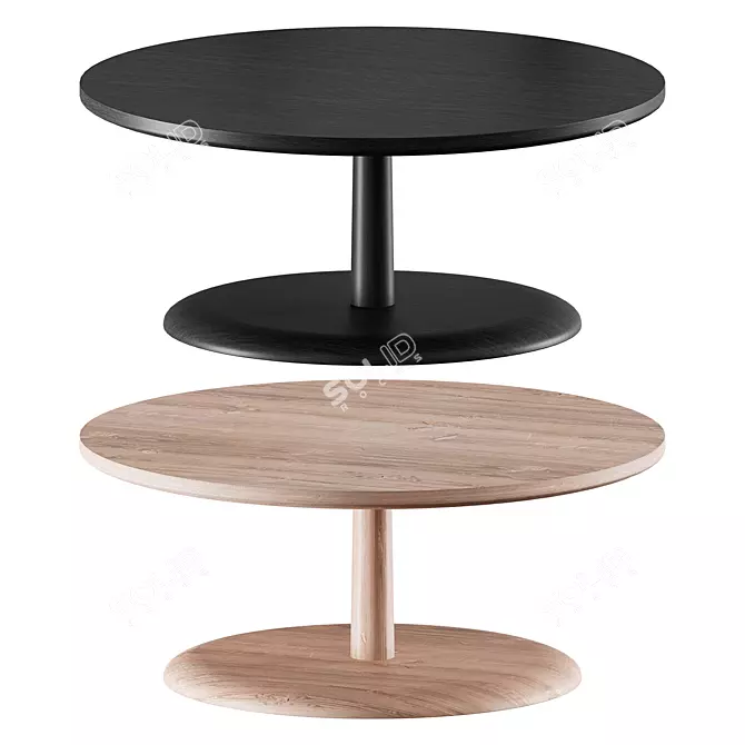 Pon Side Table: Compact Design with Versatile Sizes 3D model image 4