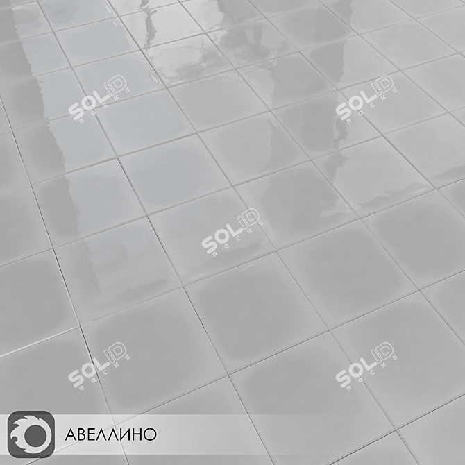 Title: Avellino Glossy Ceramic Tiles Collection 3D model image 4