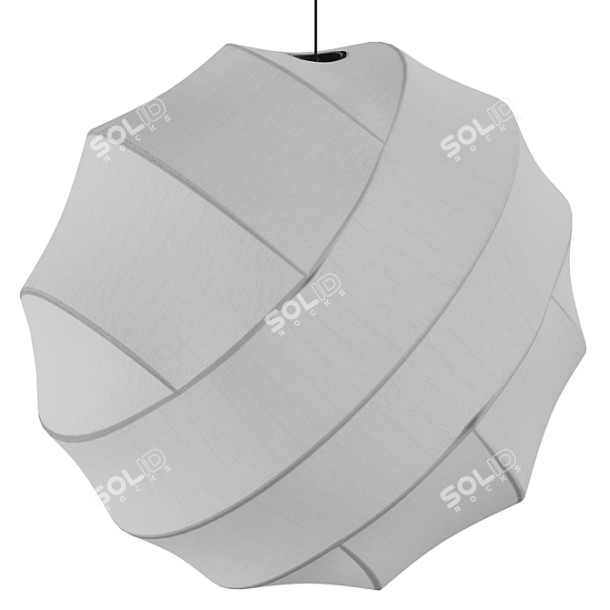 Elegant Turner Pendant Light 3D model image 3